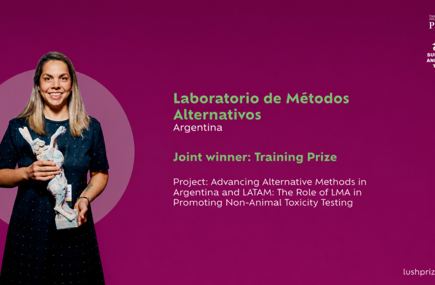 ¡El LMA recibió el Premio LUSH 2026 en la categoría Training!